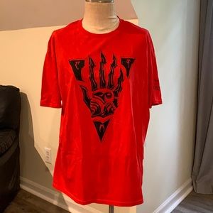 NWOT Red Elder Scrolls Online ESO “Hand of Vivec” T-Shirt
